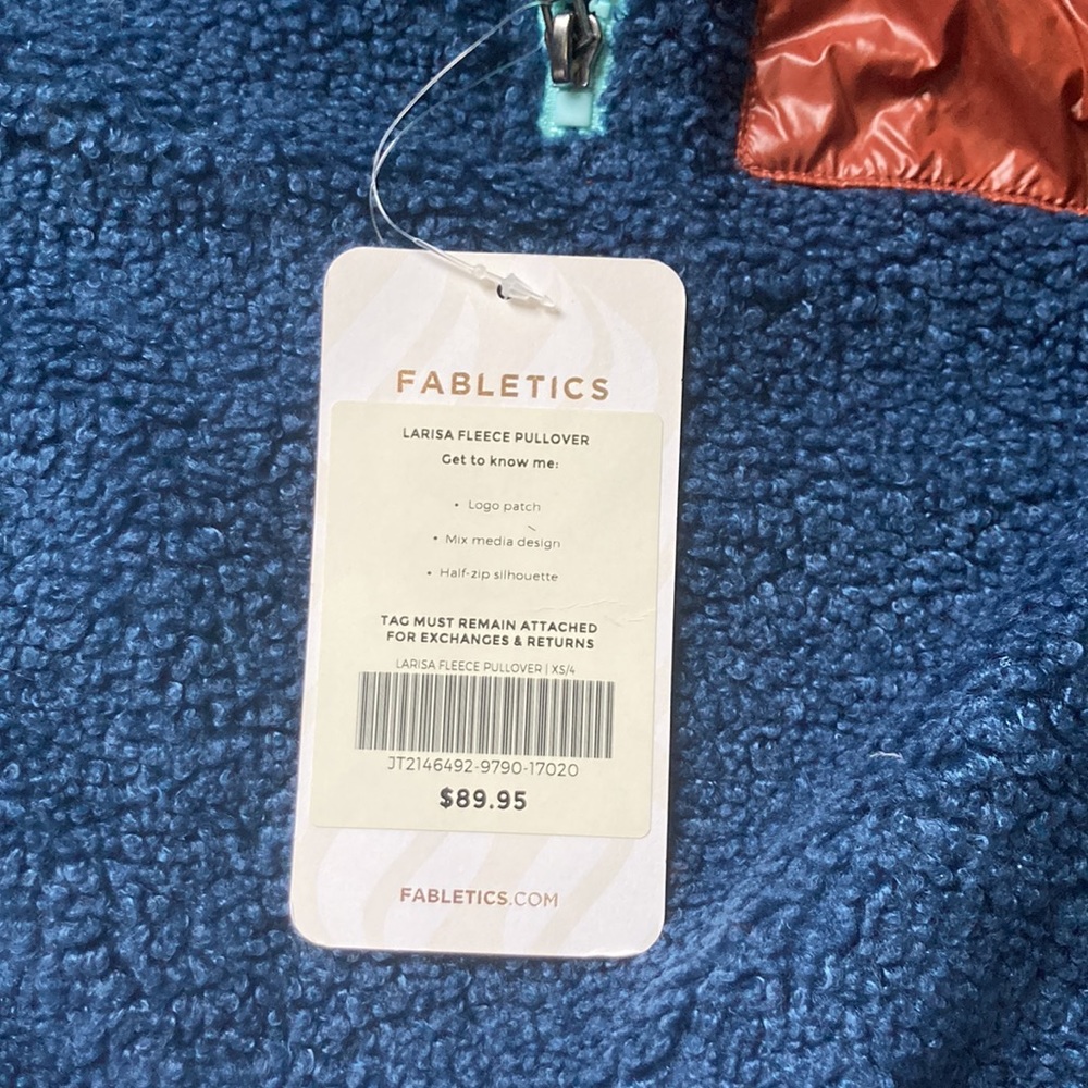 Blue fabletics pullover - Picture 3 of 3